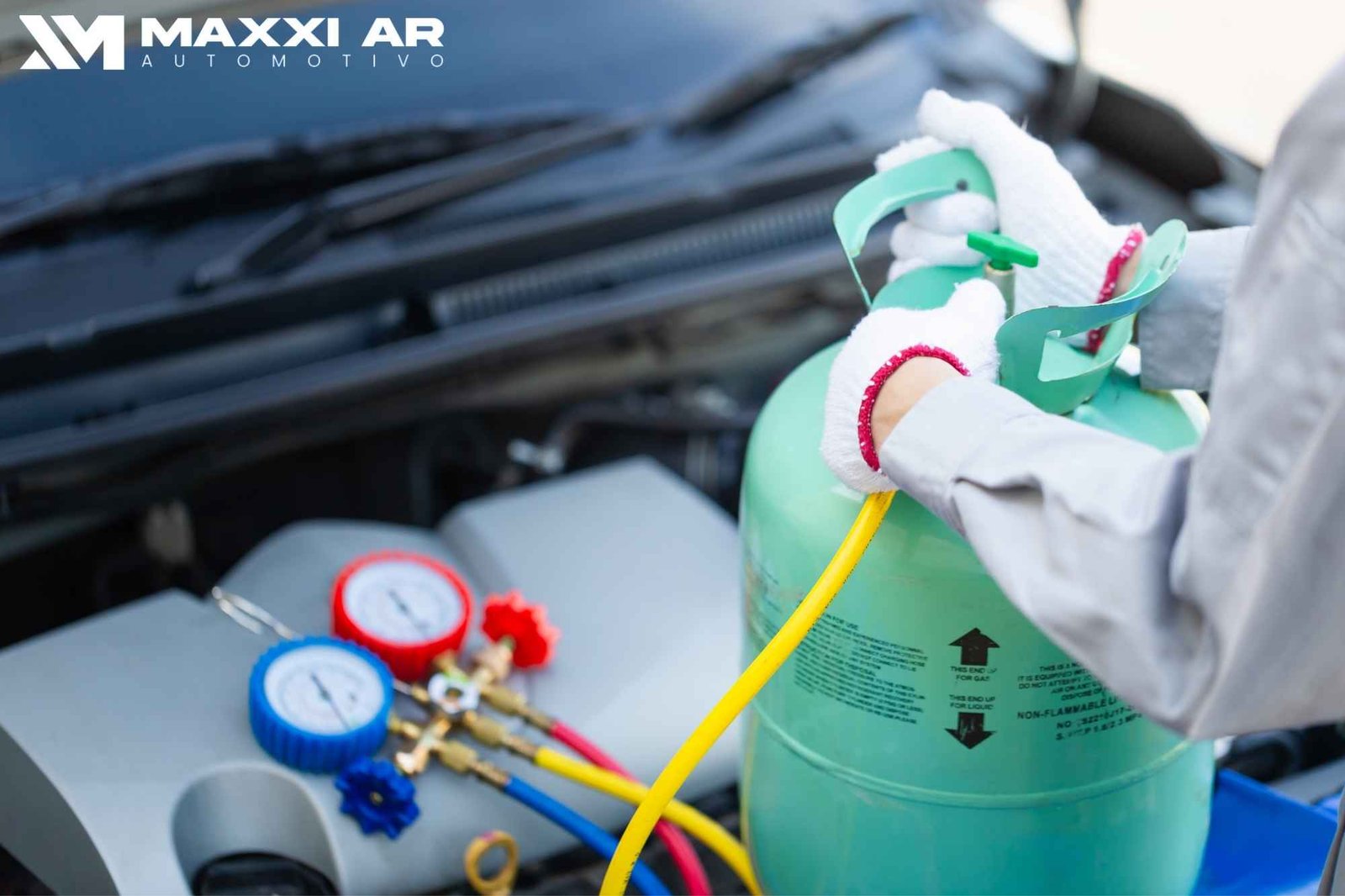 Carga de Gás para ar condicionado automotivo