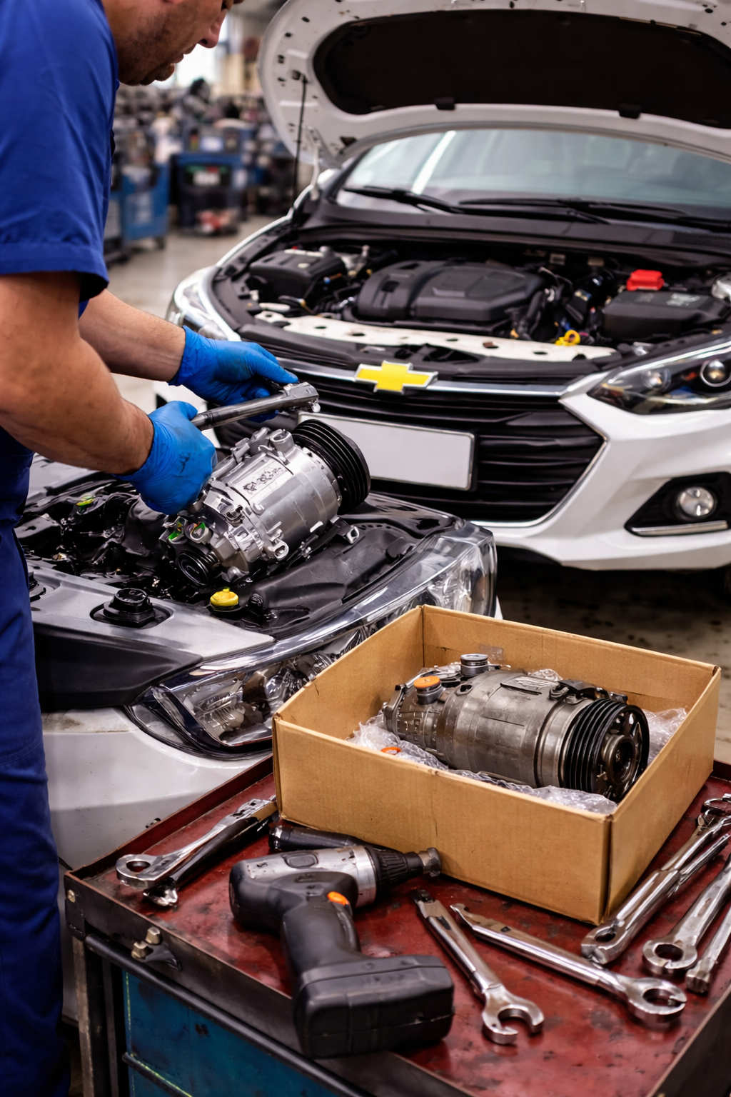 Troca de Compressor do Onix com Garantia em BH