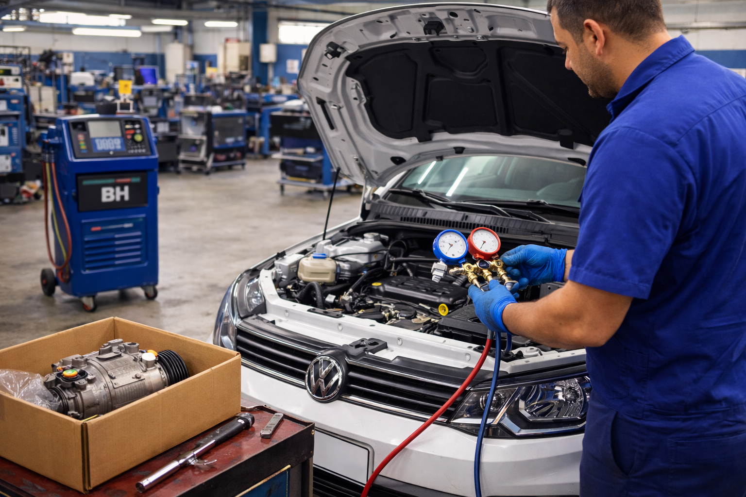 Oficina de conserto de ar-condicionado Gol em Belo Horizonte