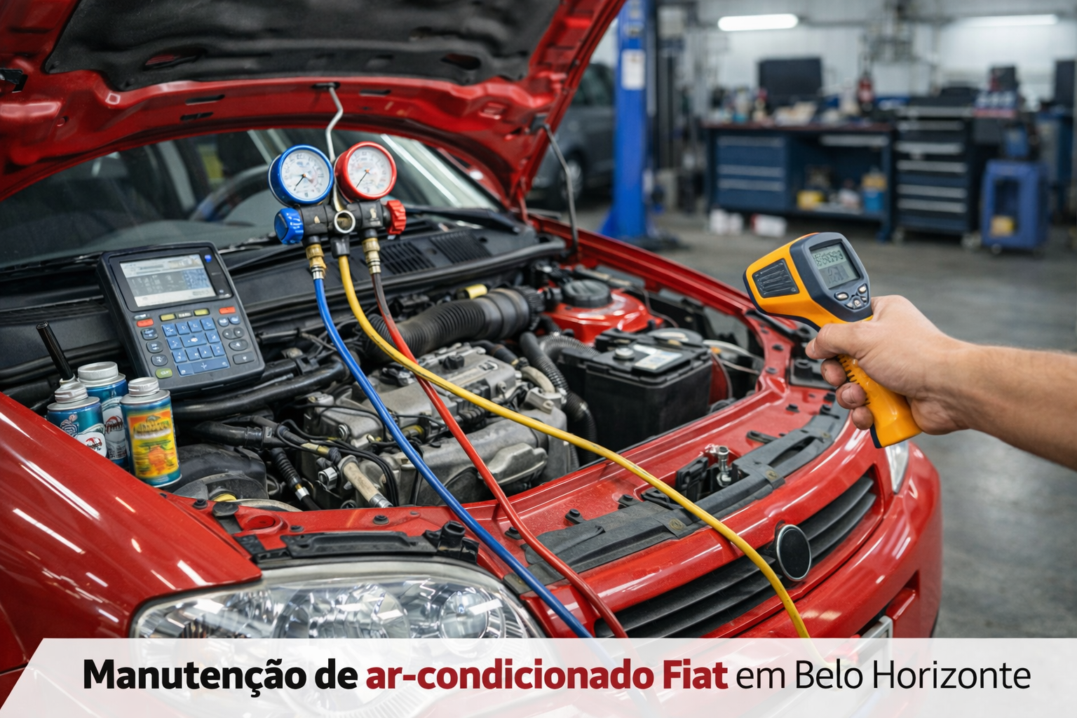 Manutenção de ar-condicionado Fiat em Belo Horizonte